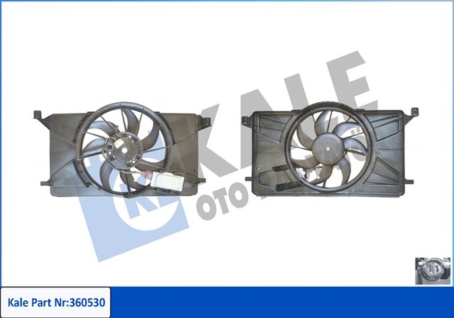 FAN MOTORU FORD C - MAX II 1.6 LPG TI 10 - 19; FOCUS III 1.6 LPG TI ELECTRIC 10 - 18; GRAND C - MAX 1.6 TI 10 - 19 12 V ;