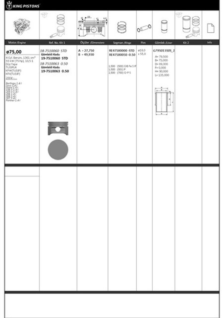 TU3JPL4 - KFX TU3JP 040 02 DUZ TEPE TU3JPL4 - KFX TU3JP 040 02 DUZ TEPE 040 02 DUZ TEPE - 