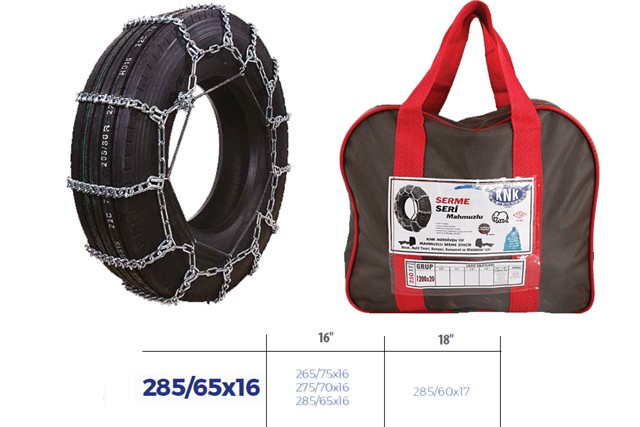 PATINAJ ZINCIRI MINIBUS VE KAMYONET SERME 285/65X16 VW VOLT