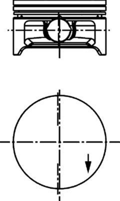 PISTON SEGMAN STD 77.00MM MINI W10 B16 R50 R52 R53