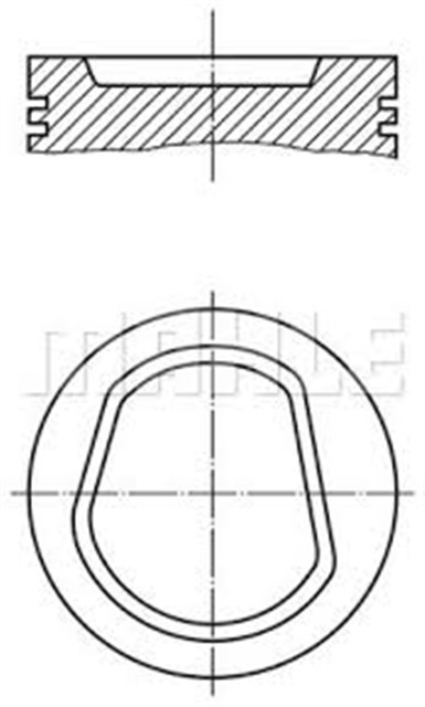 MOTOR PISTON SEGMAN 0.50 POLO 1.6 AEE 77.01