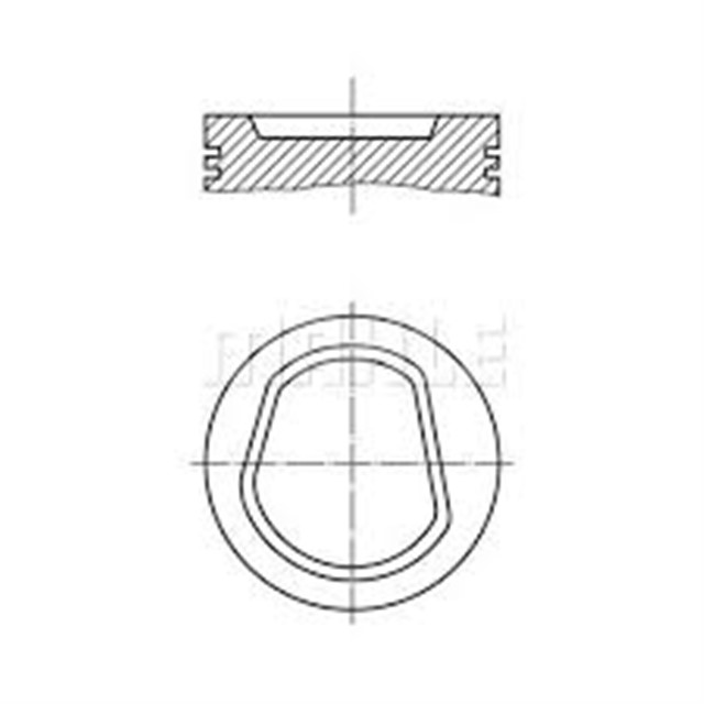 MOTOR PISTON SEGMAN STD POLO 1.6 AEE 76.51