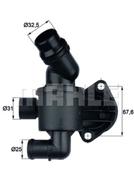 TERMOSTAT KOMPLE 87°C A4 - A5 - A6 CJCB - CAHA 2.0 TDI 08 - 