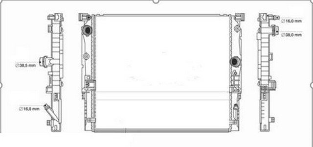 MOTOR SU RADYATORU BMW B48 G30 F90 G31 G32 G11 G12