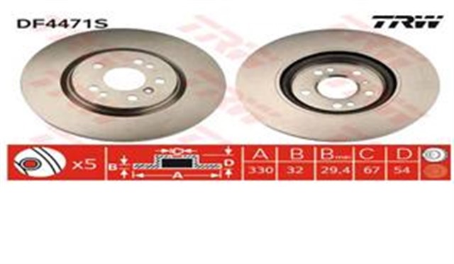 FREN DISKI ON 4 - MATIC MERCEDES W166 C292 W251