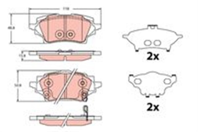 DISK BALATA ARKA COROLLA COMMERCIAL E21 1.8 VVTI HYBRID ZWE211 2019