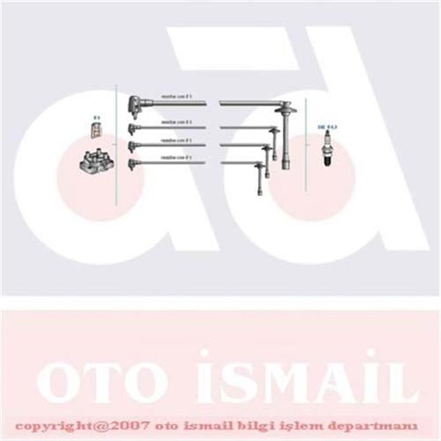 BUJI KABLO TK COROLLA 1.6 IE 4AFE - AE100 92 - 98