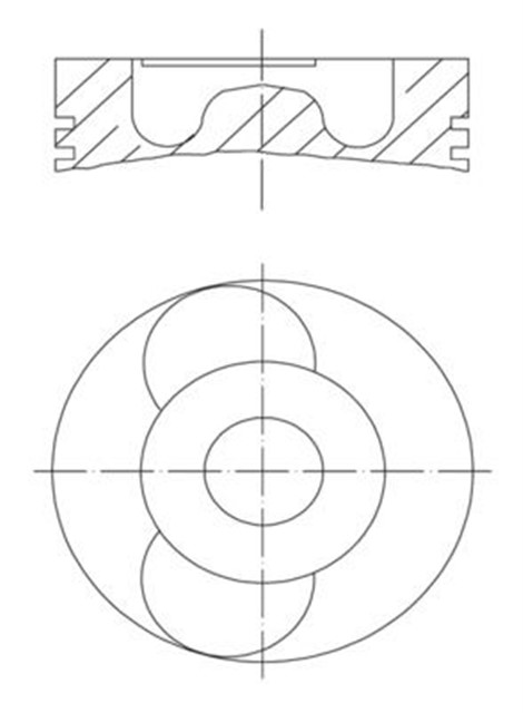 X MOTOR PISTON SEGMAN STD P406 - BOXER 2.2 HDI DW12 85.00