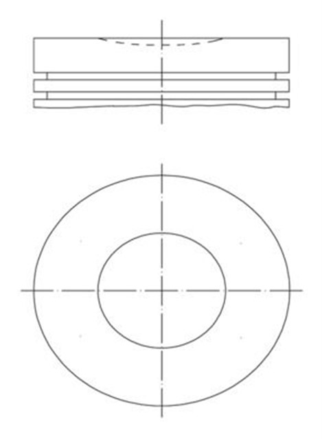 MOTOR PISTON SEGMAN STD P206 - P307 - P406 - P407 - P607 - EXPERT - C4 - C5 2.0 16V EW10J4 - DEW10J4 85.00