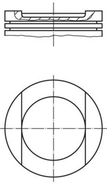 MOTOR PISTON SEGMAN A4 - A6 2.8 - 2.8 QUATTRO 94 - 97 82.51MM 034PI0009410086