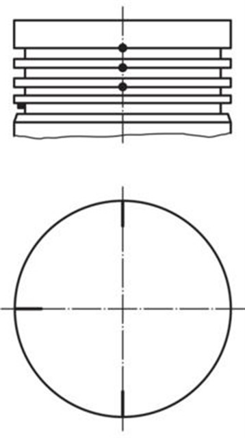 X MOTOR PISTON SEGMAN 1.00 KNG - CLIO - TWNG 1.2I D7F 70.00