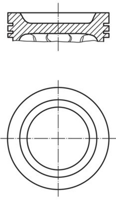 MOTOR PISTON SEGMAN 0.50 LGN - MGN - SCENIC 2.0 8V F3R 83.22