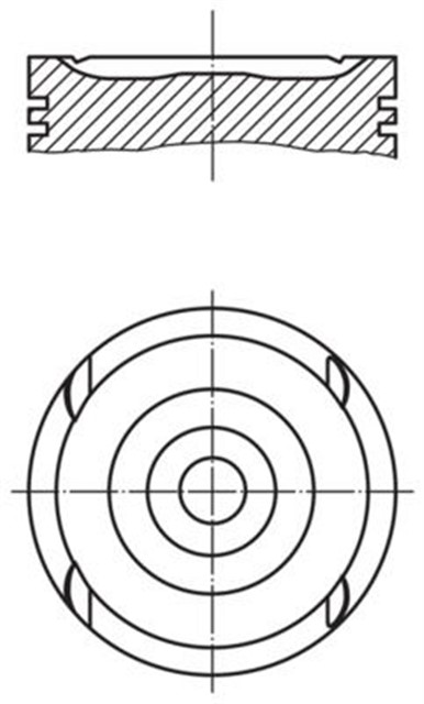 MOTOR PISTON SEGMAN OPEL CALIBRA - VECTRA 2.0I T 92 - 97 86.50MM