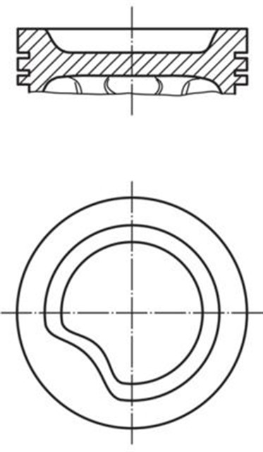 MOTOR PISTON SEGMAN 0.50 ASTRA - CORSA - KADETT 1.4 8V C14NZ - X14SZ 78.10 011PI0000611186