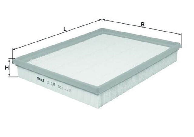 HAVA FILTRESI ASTRA G 98 - 04 - ASTRA H 04 - 14 - ZAFIRA A 98 - 10 1.4 - 1.6 - 1.8 - 2.0T - 16V Y