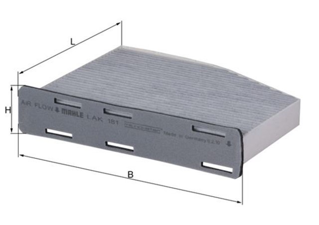 POLEN FILTRESI [KARBONLU] GOLF5 - JETTA - CADDY - PASSAT - A3 - LEON - TIGUAN 04 - 13