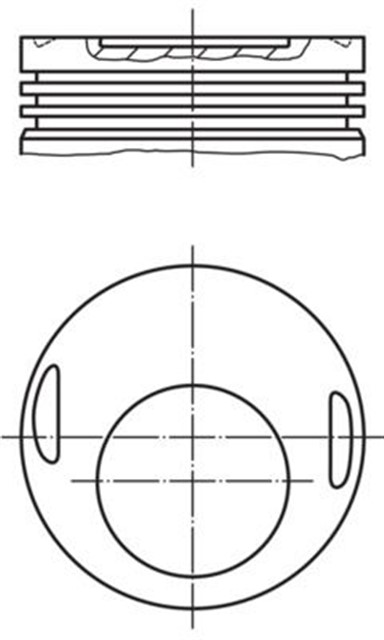 MOTOR PISTON SEGMAN MERCEDES M 102 E 23 - 190E. 230E 96.50