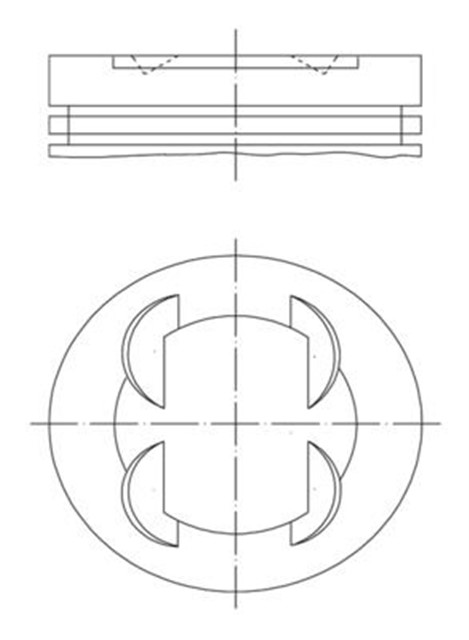 MOTOR PISTON SEGMAN 0.40 BMW S50 B 32 86.80