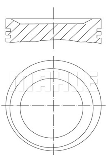 PISTON SEGMAN 0.50MM 85.50MM BMW M43 B 19 3.18I 118 PS E36 E46 Z3