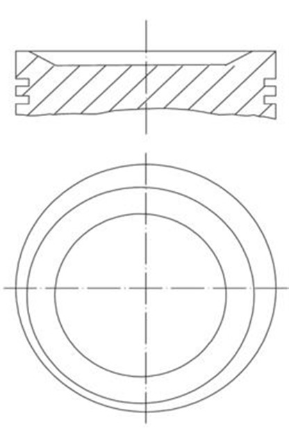 X MOTOR PISTON SEGMAN 1.00 VECTRA - ASTRA - CALIBRA - OMEGA - FRONTERA 2.0 C NE - NZ 87.00