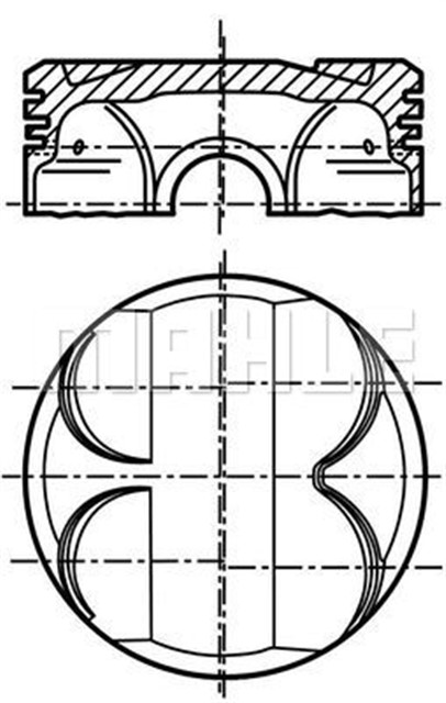 PISTON SEGMAN 84.00MM STD BMW N42 N40 N45 E46 E90 E87 E92