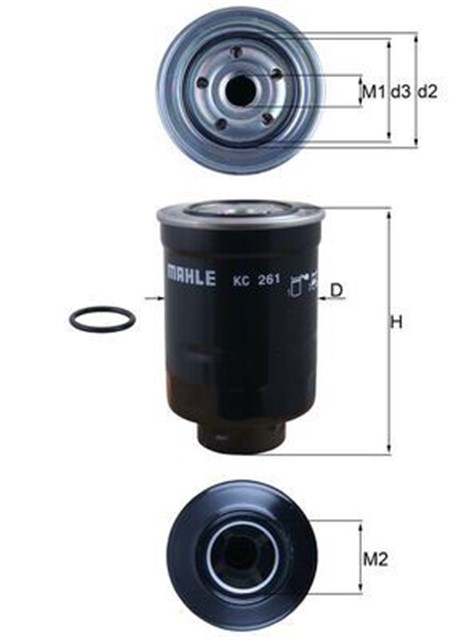 MAZOT FILTRESI MAZDA B2500 BT50 D 06 10 RANGER D 99 10 L200 2.5 DI 07 15 TOYOTA HILUX - PICKUP COROLLA 1.8 - 2.0 DZL - CARINA II - HIACE II 2.4 D