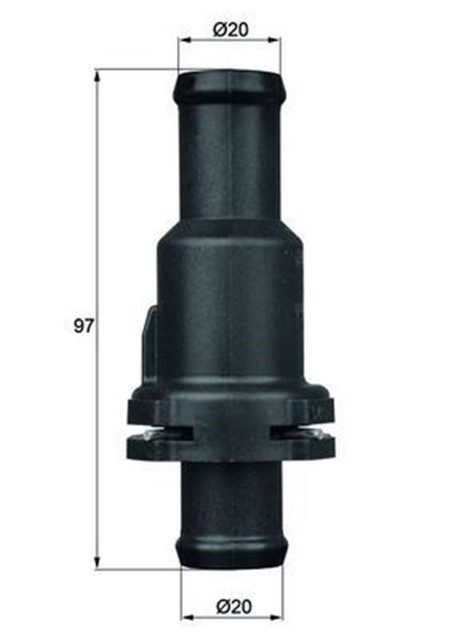 TERMOSTAT KOMPLE 80C GOLF 5 - PASSAT 05 - 10 ALTEA 06 - 09 LEON 05 - 09 A6 06 - 11 A8 05 - 10