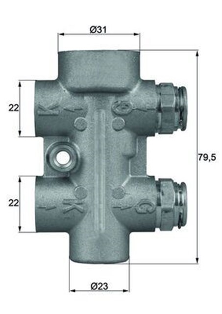 YAG SOGUTUCU TERMOSTAT MERCEDES - BENZ B - CLASS W245 95C