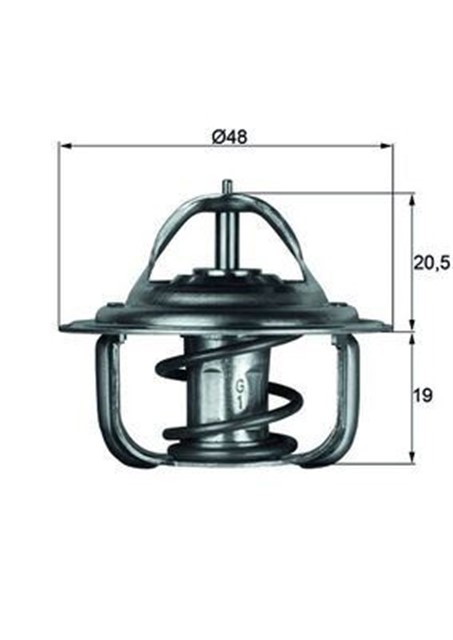 TERMOSTAT CHRYSLER 300 M LR 83C