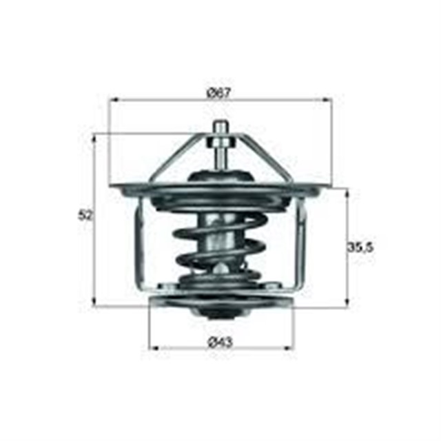TERMOSTAT BMW 6 E24 80C