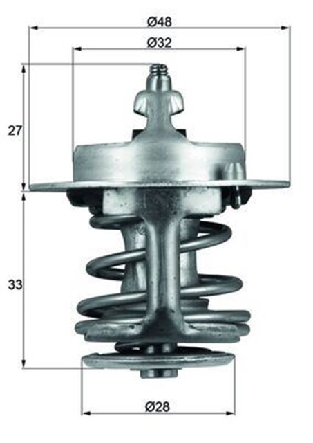 TERMOSTAT TOYOTA COROLLA E11 88C