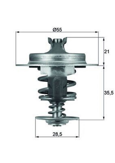 TERMOSTAT LGN 2.2 DZL 96 - 01 - PARTNER - P406 - P307 2.0 HDI
