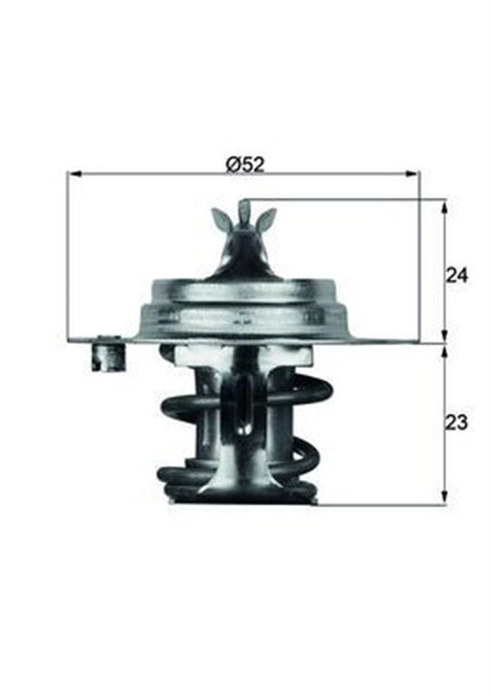 TERMOSTAT MAZDA 323 S V BA 83C