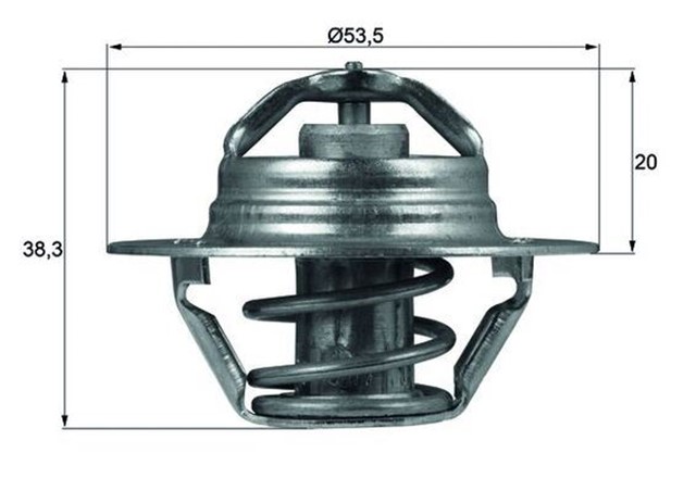 TERMOSTAT 88C R11 - FLASH - R9 - R19 DZL - LGN 93 - 01 - KNG - DUCATO - P106 - P30P405 - XANTIA