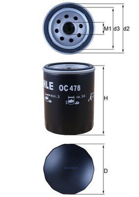 YAG FILTRESI COROLLA 1.6 - 1.8 76 - 88 1.4 04 - - AURIS 1.4D 07 - - YARIS1.4D ESCORT III 1.6I 83 - 85