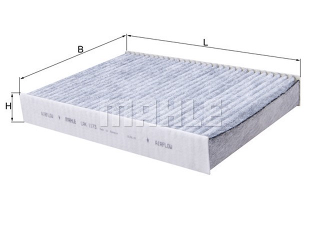 POLEN FILTRESI KARBONLU CABIN AIR FILTER ELEMENT WITH ACTIVATED CARBON