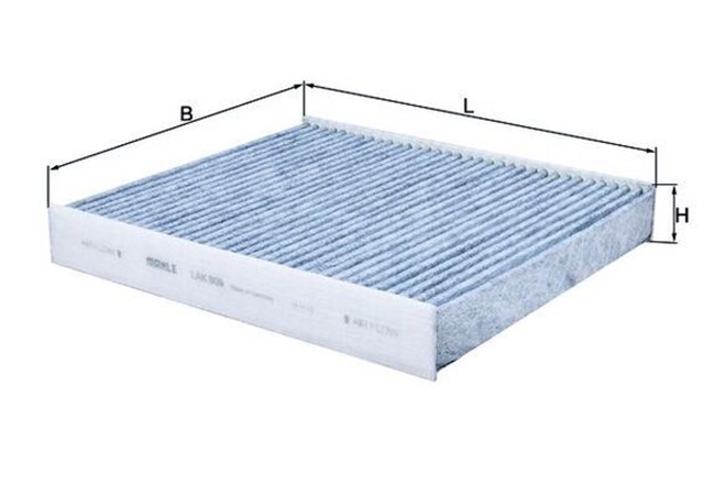 POLEN FILTRESI KARBONLU CABIN AIR FILTER ELEMENT WITH ACTIVATED CARBON