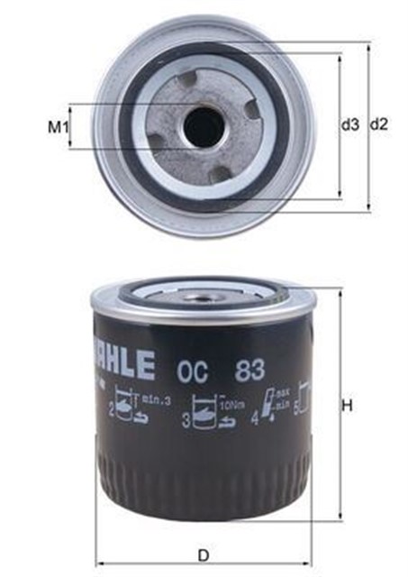 YAG FILTRESI SPIN - ON OIL FILTER
