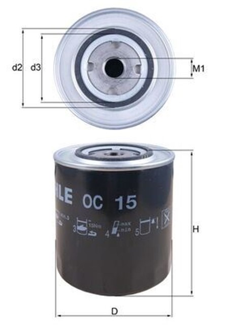 YAG FILTRESI SPIN - ON OIL FILTER