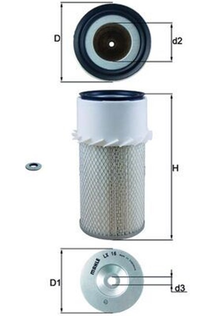 HAVA FILTRESI AIR FILTER ELEMENT