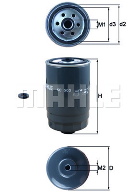 YAKIT FILTRESI SPIN - ON FUEL FILTER