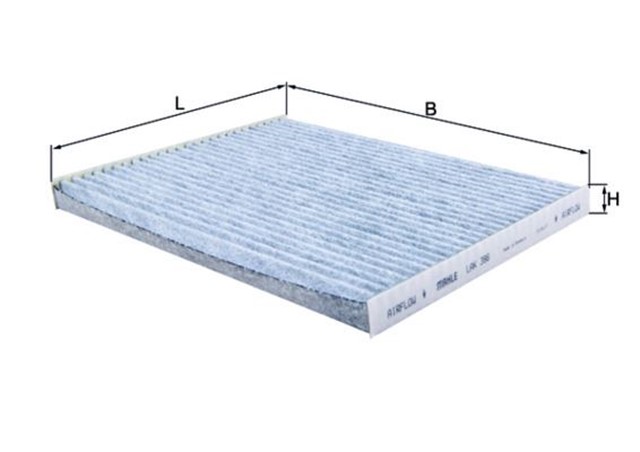 POLEN FILTRESI KARBONLU CABIN AIR FILTER ELEMENT WITH ACTIVATED CARBON