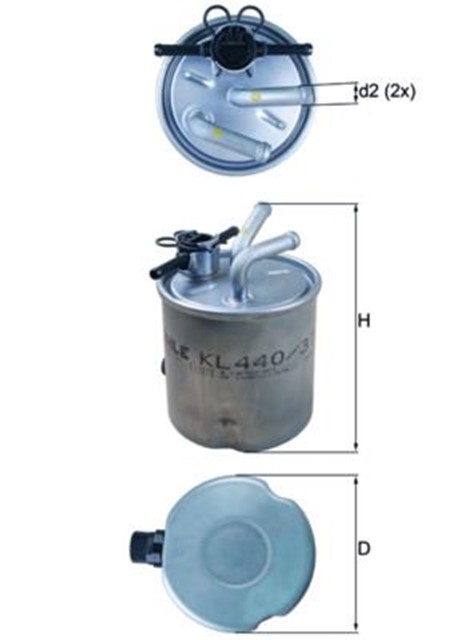 YAKIT FILTRESI IN - LINE FUEL FILTER
