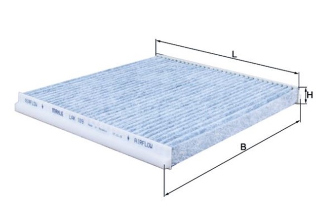 POLEN FILTRESI KARBONLU CABIN AIR FILTER ELEMENT WITH ACTIVATED CARBON