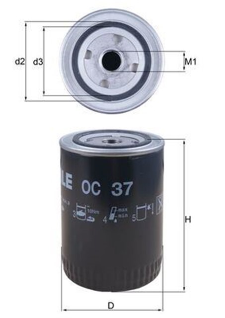 YAG FILTRESI SPIN - ON OIL FILTER