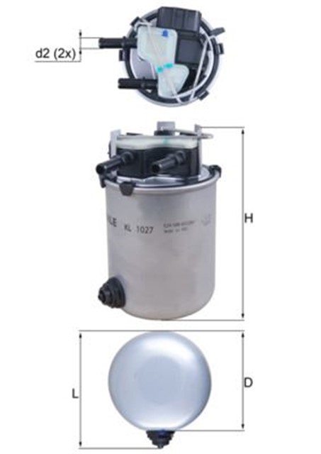 YAKIT FILTRESI IN - LINE FUEL FILTER