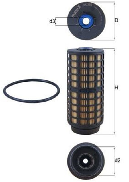 YAKIT FILTRESI FUEL FILTER ELEMENT