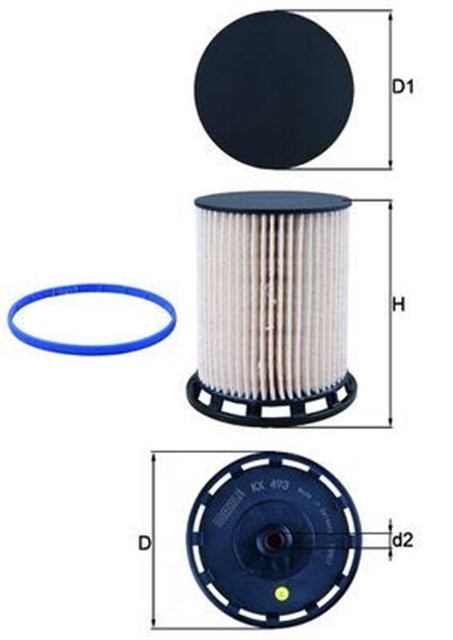 YAKIT FILTRESI FUEL FILTER ELEMENT