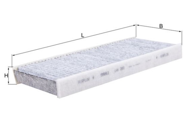 POLEN FILTRESI KARBONLU CABIN AIR FILTER ELEMENT WITH ACTIVATED CARBON