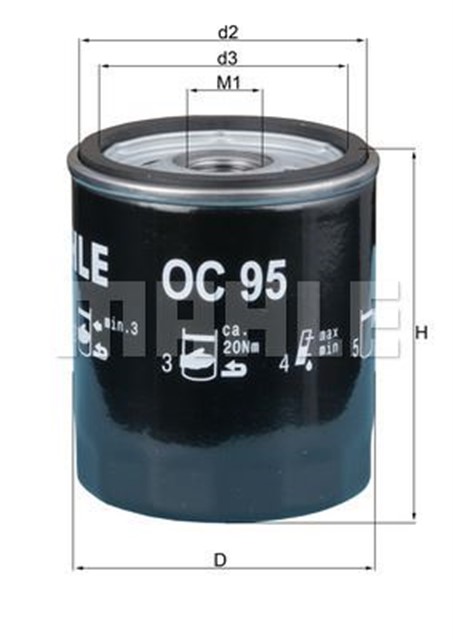 YAG FILTRESI SPIN - ON OIL FILTER